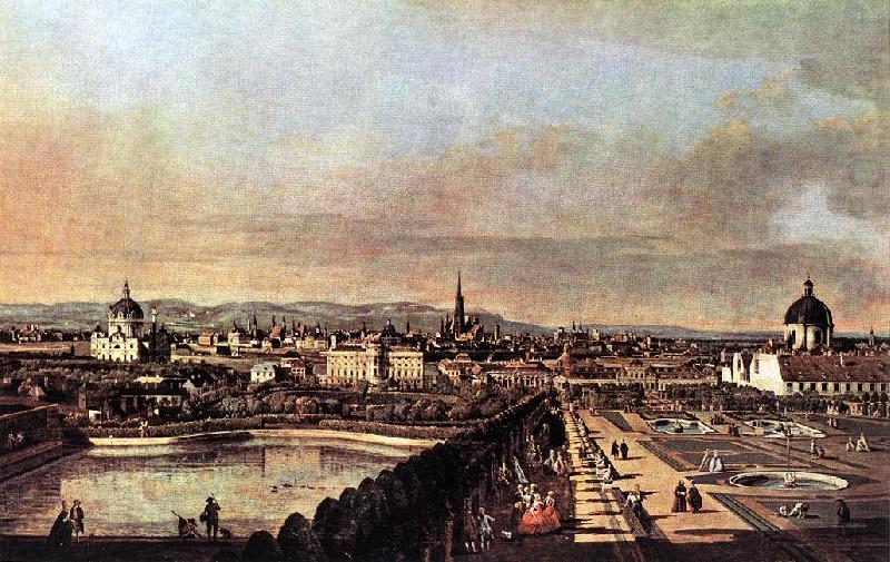 Bernardo Bellotto View of Vienna from the Belvedere china oil painting image